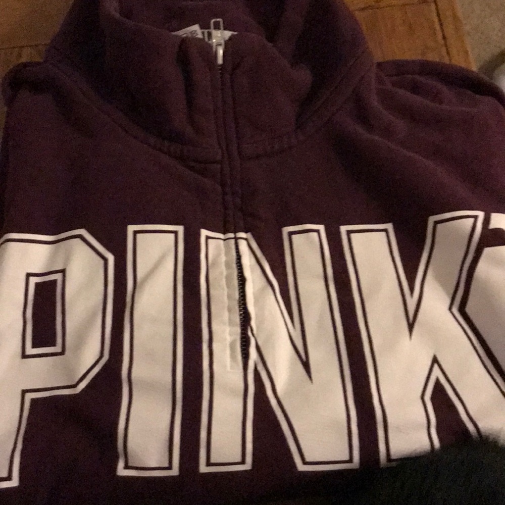 Quarter zip pullover sweatshirt
